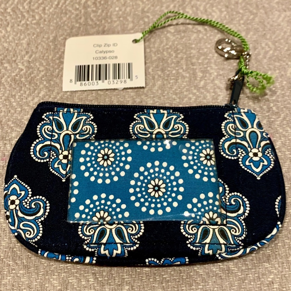 Vera Bradley Calypso Zip ID- NWT
